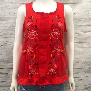 Live To Be Spoiled Red Tank Top